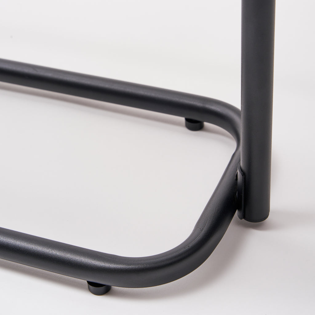Close-up of Obround Shoe Rack - Tall showing the bottom