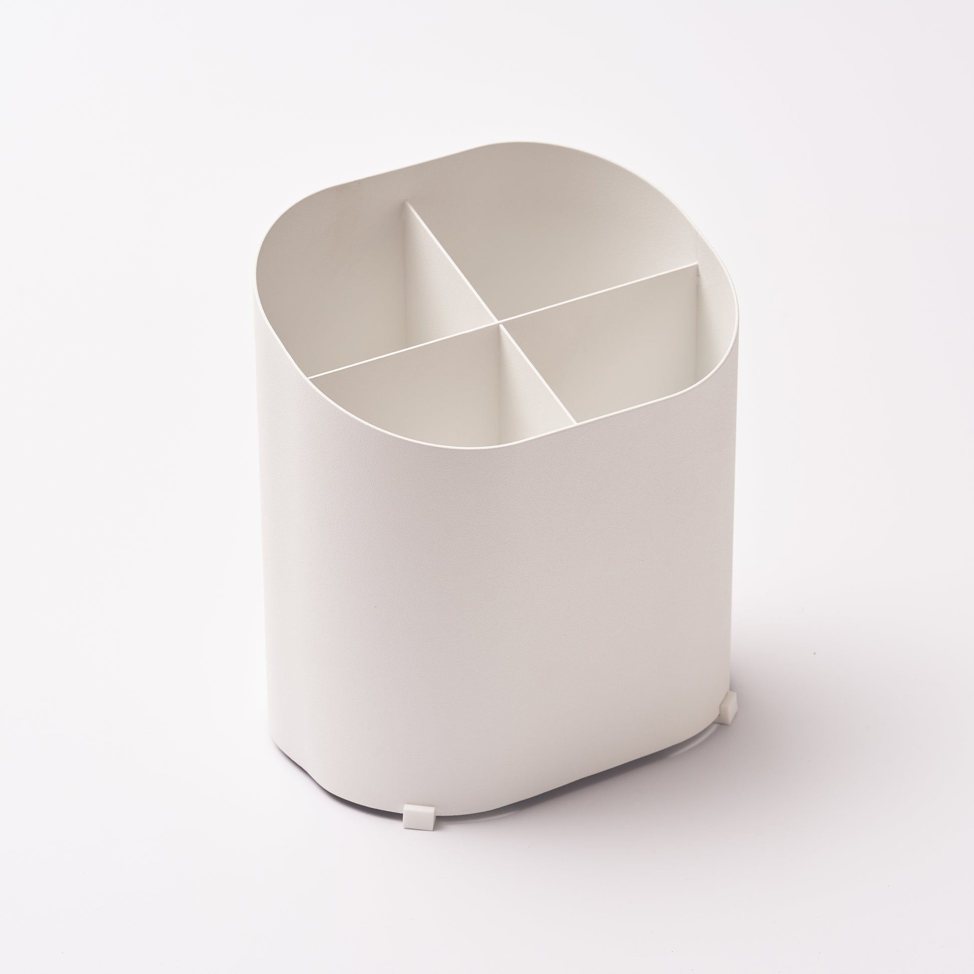 Sloped Utensil Holder against a white background