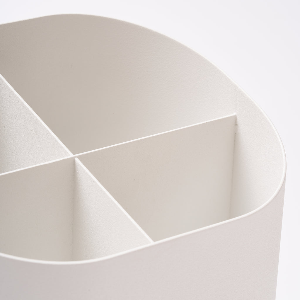 Close-up of Sloped Utensil Holder